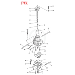 Trottel fjäder Keihin PWK38