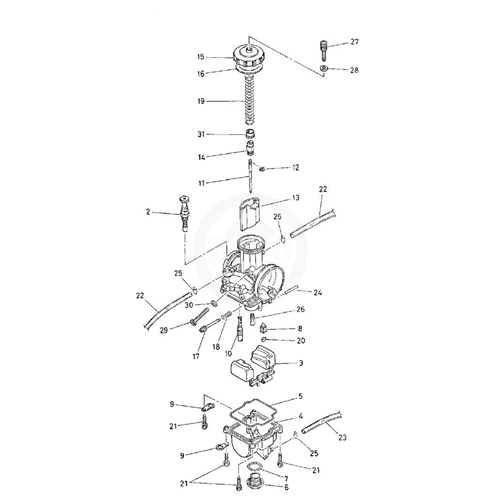 Keihin PWK 35mm förgasare (Air Striker), förgasare, RINAB