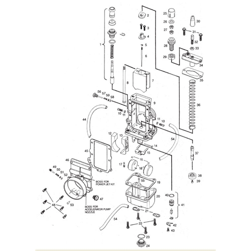 Choke kompl. Mikuni TM32-38