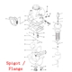 Flottörtapp Mikuni Spigot / Flange