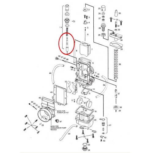 Chokekolv Mikuni (TM32-38)