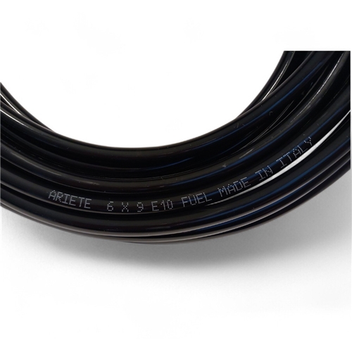 Bränsleslang 6 x 9mm Double Skin Svart ARIETE, bränsleslang, RINAB