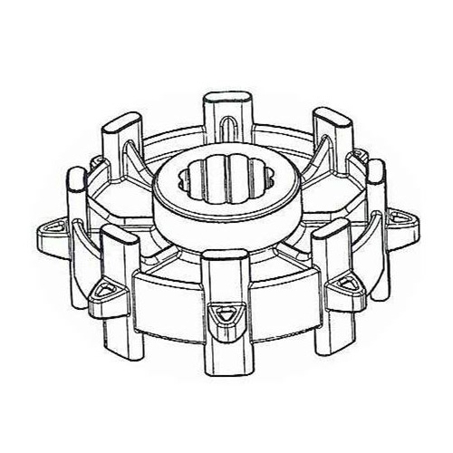 Drivhjul No-slip spline,  9kugg (Polaris), reservdelar snöskoter RINAB