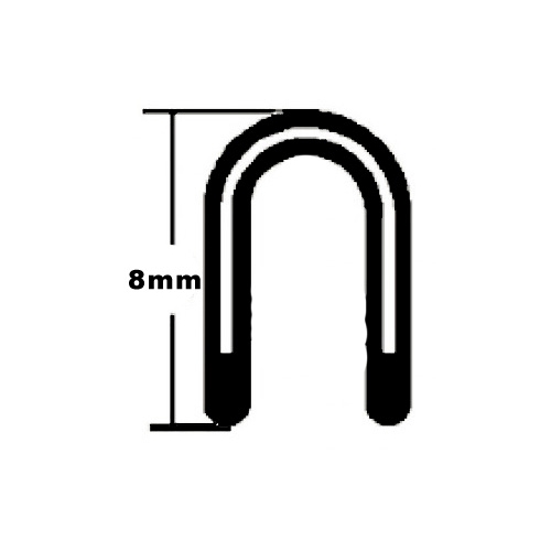 Kantlist, kromad (PVC)