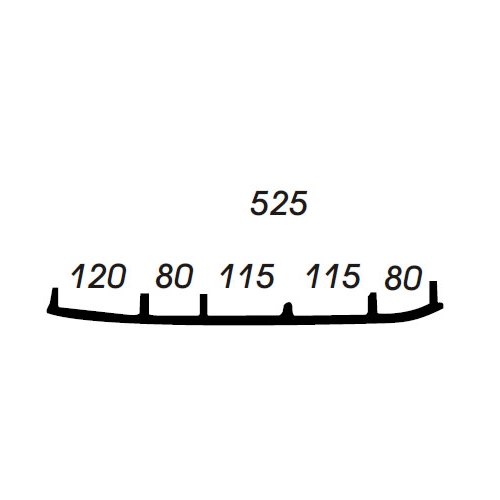 Styrstål 4"x90° coromant (Lynx 97-00) RINAB