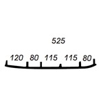 Styrstål 4"x90° coromant (Lynx 97-00)