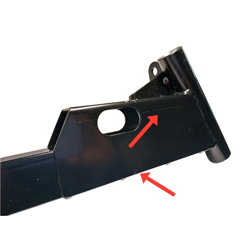 Bärarm svart (Polaris), reservdelar snöskoter, RINAB