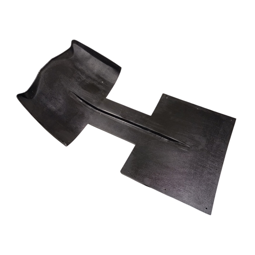 Bukplast, Svart (Polaris IQ FS/FST/Fusion), reservdelar snöskoter, RINAB