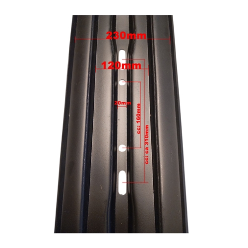 Plastbelag 230mm (Blade XC/DS 2016-), reservdelar snöskoter, RINAB