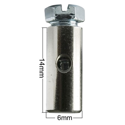 Skruvnippel - Ø 6,0mm, Längd: 14,0mm (5-pack), RINAB