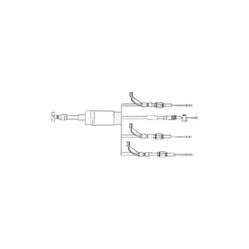 Gaskabel trippel VM36 (Arctic Cat) RINAB