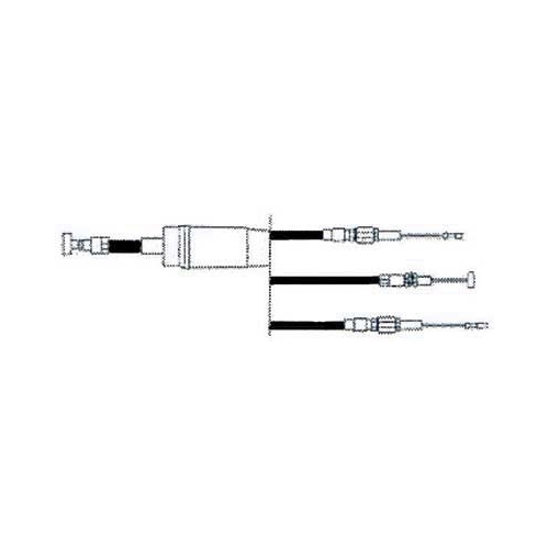 Gaswire dubbel inj. (Polaris) RINAB