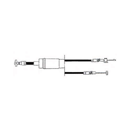 Gaswire dubbel inj. (Lynx/Ski-Doo) (Lynx/Ski-Doo) RINAB