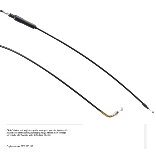 Gaskabel, Arctic Cat, RINAB, reservdelar, tillbehör, 0687-257, SM-05601, 12-1945, 1101270