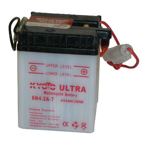 Batteri 6N4-2A-7, RINAB, batterier, tillbehör, snöskoter, moped, atv, cross