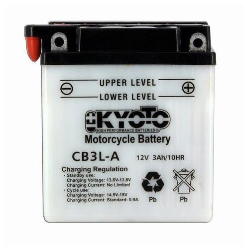 Batteri CB3L-A, RINAB, batterier, tillbehör, snöskoter, moped, atv, cross