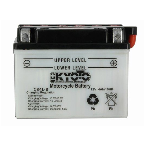 Batteri CB4L-B, RINAB, batterier, tillbehör, snöskoter, moped, atv, cross