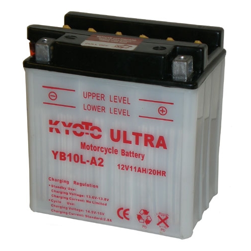 Batteri YB10L-A2, RINAB, batterier, tillbehör, snöskoter, moped, atv, cross