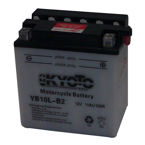 Batteri YB10L-B2, RINAB, batterier, tillbehör, snöskoter, moped, atv, cross