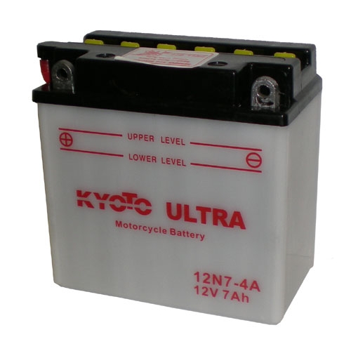 Batteri 12N7-4A, RINAB, batterier, tillbehör, snöskoter, moped, atv, cross