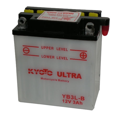 Batteri YB3L-B, RINAB, batterier, tillbehör, snöskoter, moped, atv, cross