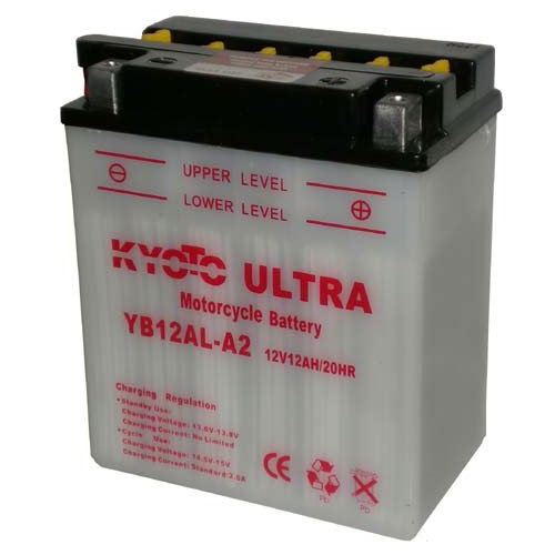 Batteri YB12AL-A2, RINAB, batterier, tillbehör, snöskoter, moped, atv, cross