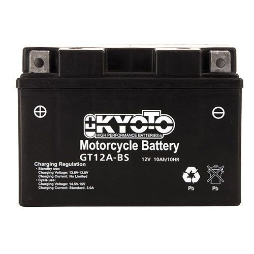 Batteri GT12A-BS, RINAB, batterier, tillbehör, snöskoter, moped, atv, cross