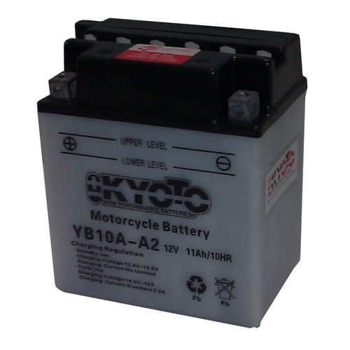 Batteri YB10A-A2, RINAB, batterier, tillbehör, snöskoter, moped, atv, cross