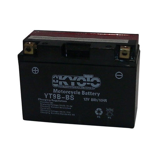 Batteri YT9B-BS, RINAB, batterier, tillbehör, snöskoter, moped, atv, cross