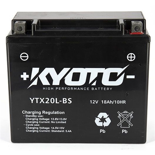 Batteri GTX20L-BS SLA AGM, RINAB, batterier, tillbehör, snöskoter, moped, atv, cross