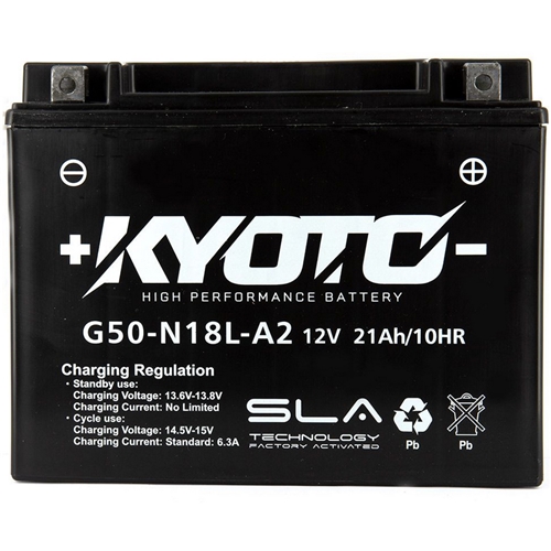 Batteri KYOTO SLA G50-N18L-A2, batterier, RINAB, snöskoter, reservdelar, tillbehör
