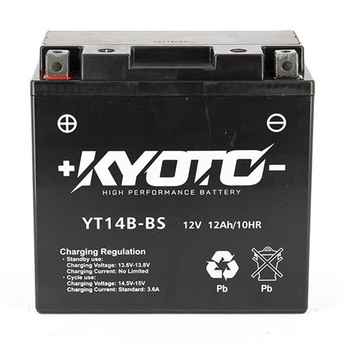 Batteri KYOTO SLA GT14B-BS, RINAB, batterier, tillbehör, snöskoter, moped, atv, cross
