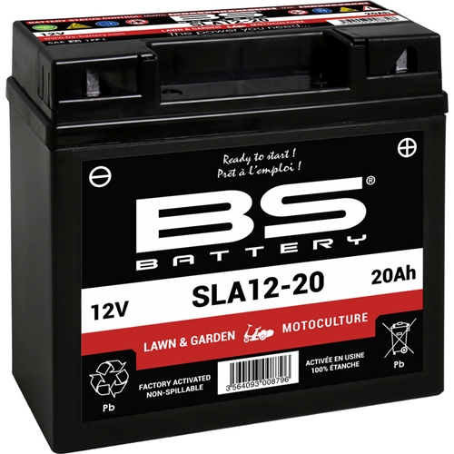 Batteri BS SLA12-20, batterier, RINAB