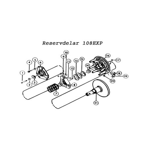 Variatorlock Comet 108EXP, RINAB, snöskoter, reservdelar, tillbehör