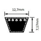 Kilrem Extra Förstärkt 1/2" x 22" (12,7 x 559 mm)