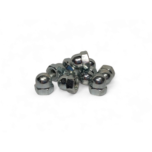 Kupolmutter M8x1,25 ,RINAB, snöskoter, släpvagn, moped, ATV, mutter, 