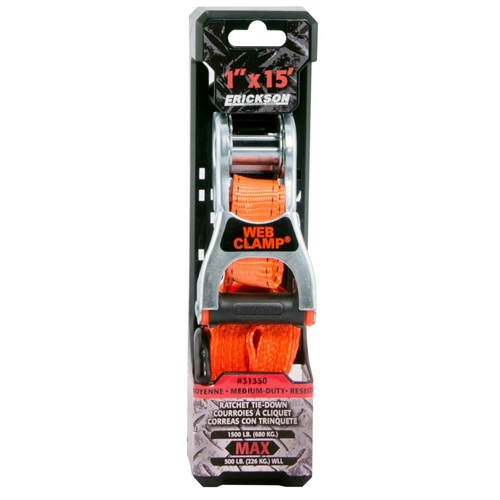 Spännband 25x4500 med "Web-clamp"
