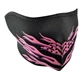 Facemask (halvmask) Pink Flames