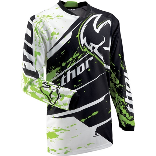 Crosströja BARN Thor Phase Splatter Grön