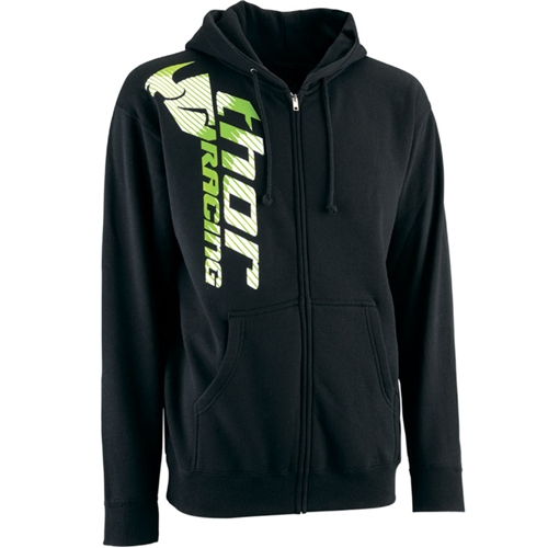 Huvtröja Racer Zip-Up Thor UNGDOM Svart