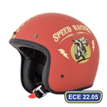 Hjälm FX-76 Flat Rust/Gold