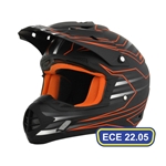 Hjälm FX-17 Mainline, Orange