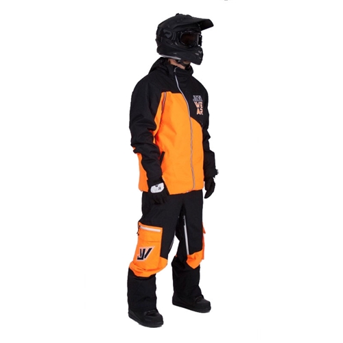 Jacka "The Puffer" Svart/Orange