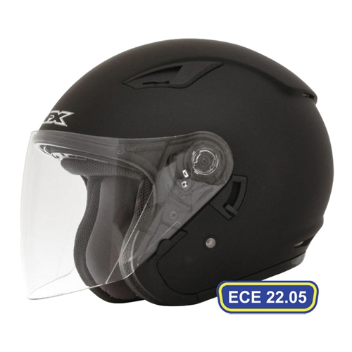 Hjälm AFX FX-46 Open Face Svart, personlig utrustning, RINAB