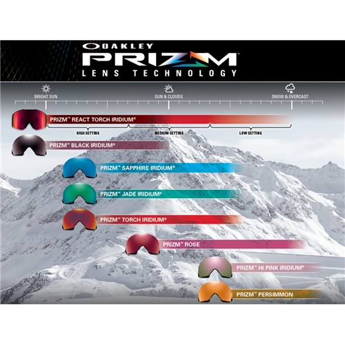 Glasögon OAKLEY Frontline SX Vit (Prizm Torch/Iridium), glasögon, RINAB