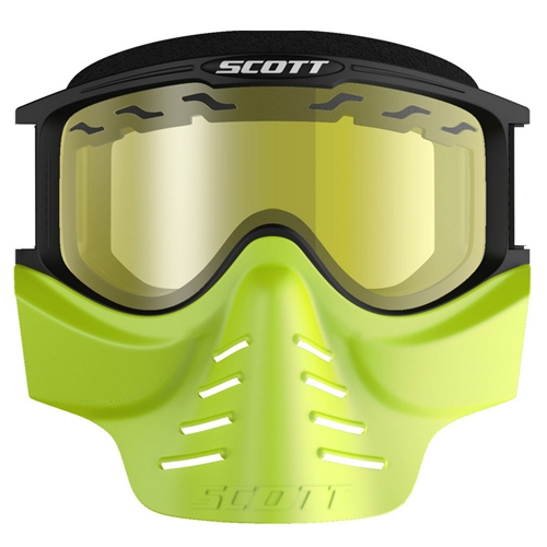 Facemask Scott ACS 83X SAFARI  skyddar hela ansiktet vid körningen.