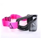 Glasögon AMOQ Vision Vent+ Magnetic - Pink Black/Smoke
