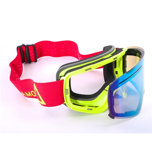 Glasögon AMOQ Vision Vent+ Magnetic - Red HiVis, skoterglasögon, snöskoter, snöskoterdelar, RINAB, 