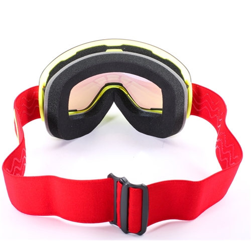 Glasögon AMOQ Vision Vent+ Magnetic - Red HiVis, skoterglasögon, snöskoter, snöskoterdelar, RINAB, 