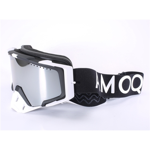 Glasögon AMOQ Aster Vent+ Magnetic - Black-White, skoterglasögon, snöskoter, snöskoterdelar, RINAB, 